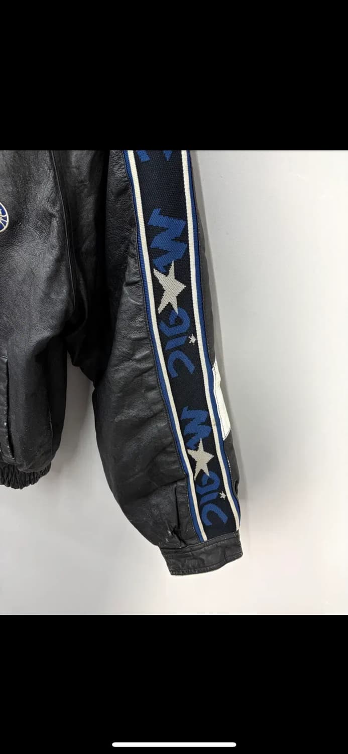 프로플레이어 NBA 올랜도매직 올드스쿨 레더 자켓 H2223 상품이미지5