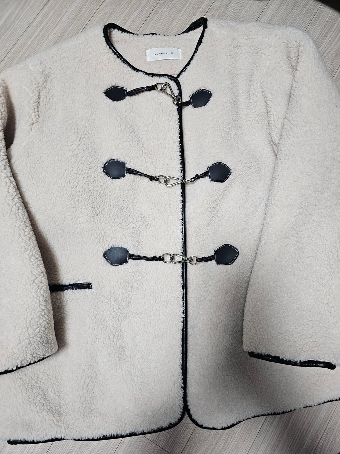 시어링 에코퍼 토글 자켓 상품이미지2