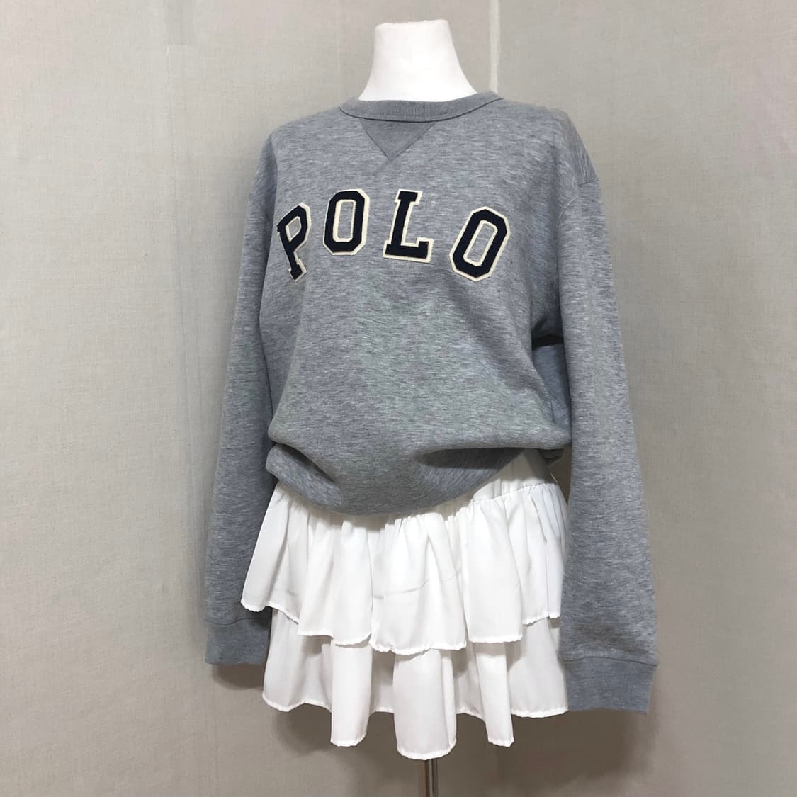 폴로 스펠로고 맨투맨 M 상품이미지1