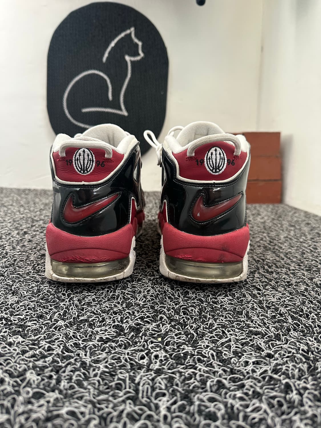 나이키 에어 모어 업템포 레드 275mm 상품이미지4