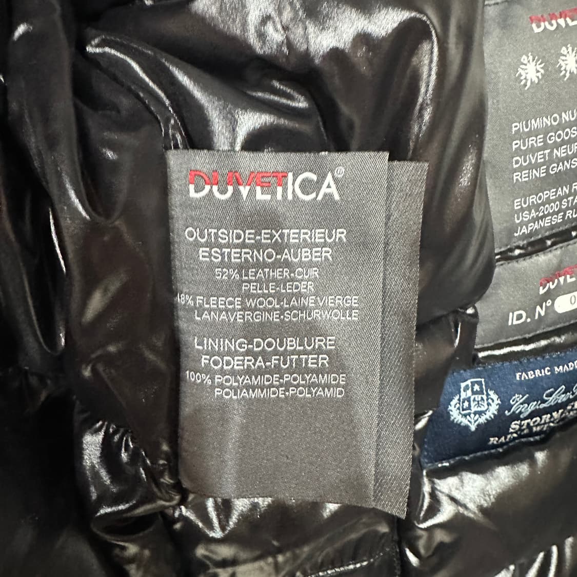 듀베티카 레더 다운 봄버 L 상품이미지7