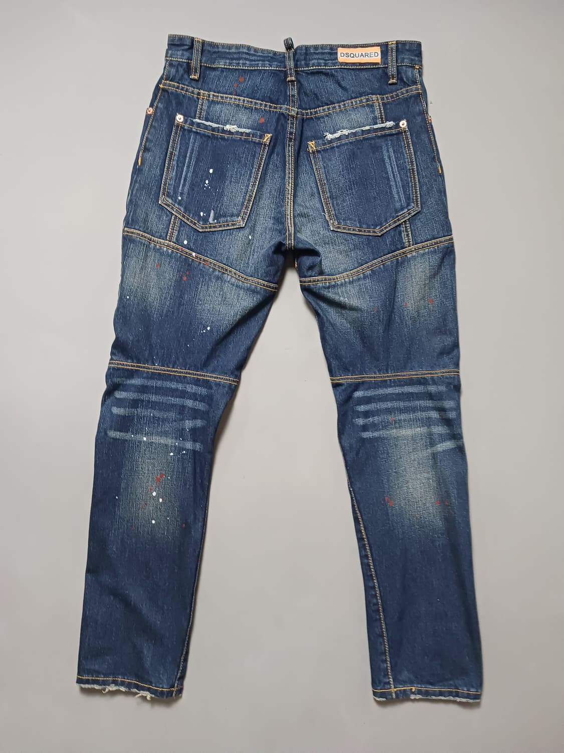 [30] 디스퀘어드2 네온밴딩 파이핑 바이커진 청바지 상품이미지7