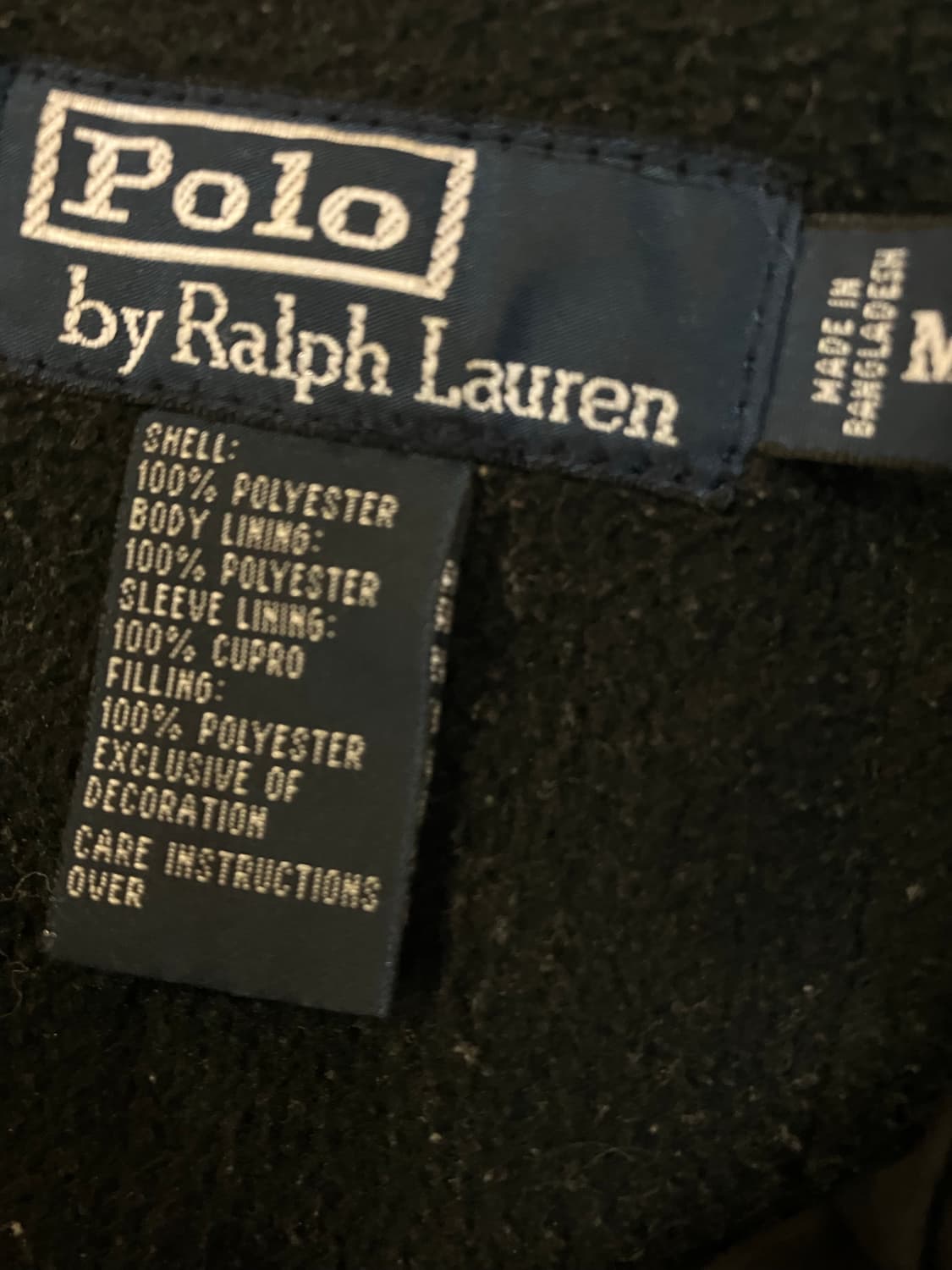 폴로 랄프로렌 폴리쉘 페리 스윙탑 봄버자켓 딥네이비 상품이미지5