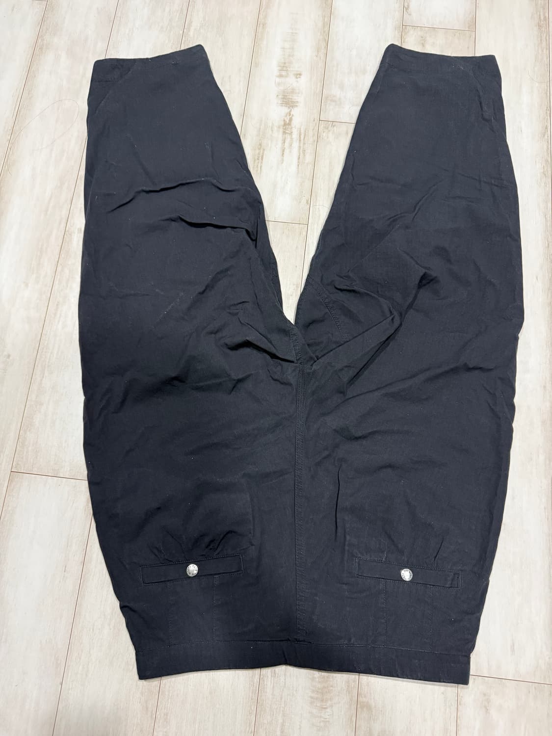 노스페이스 퍼플라벨 립스탑 와이드 크롭팬츠 32 팝니다 상품이미지2