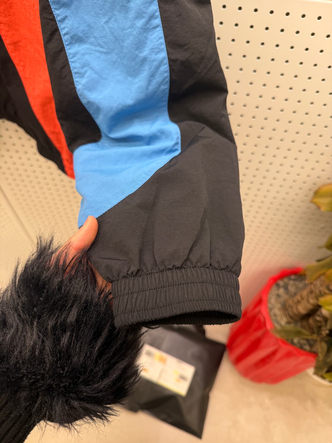 아크메드라비 배색 박시핏 나일론 바람막이 U32 상품이미지4