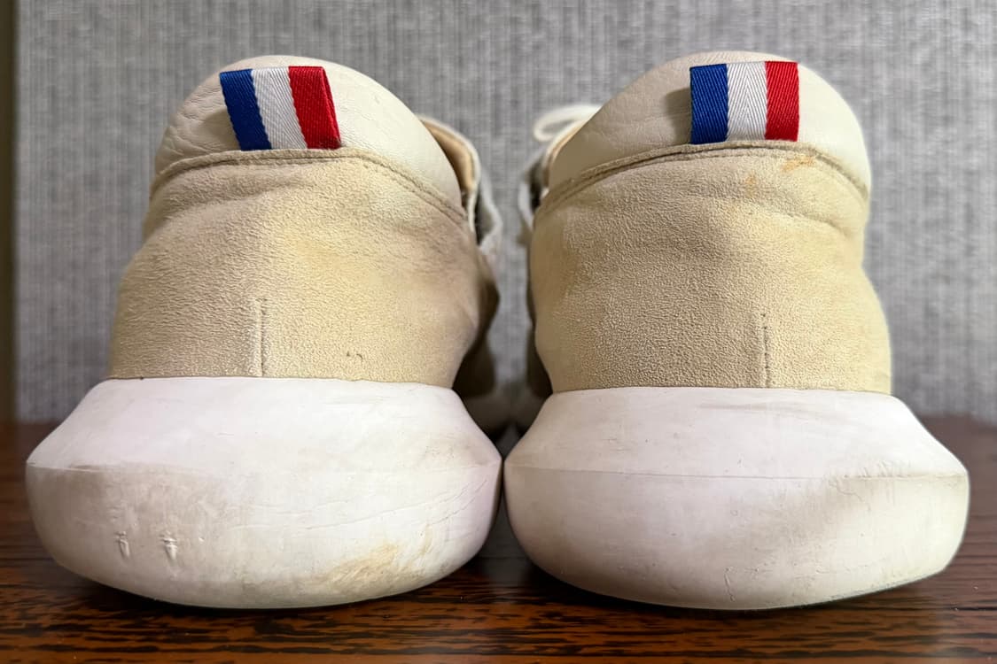 듀퐁 슈즈 제트 남성 캐주얼 애슬래틱 경량 스니커즈 아이보리 가죽 운동화 상품이미지8