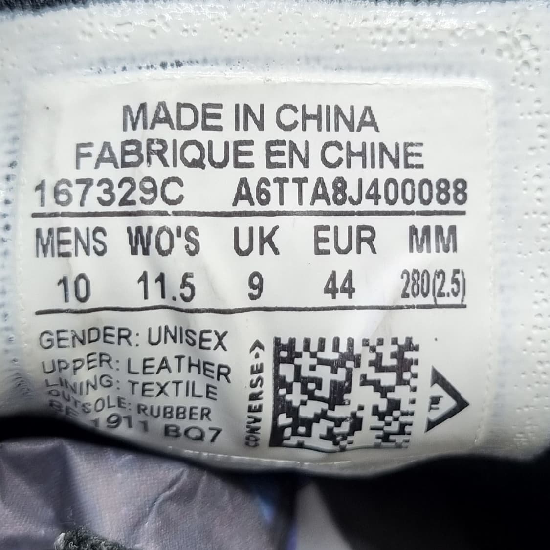 컨버스 잭퍼셀 지퍼 남성 하이탑 280 상품이미지6