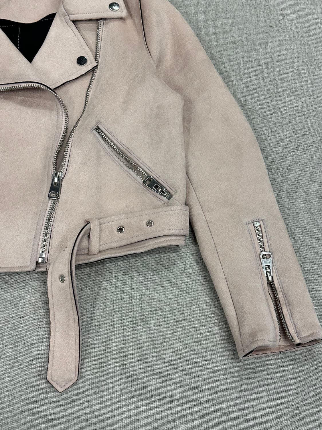 ZARA 스웨이드 라이더 자켓 상품이미지4