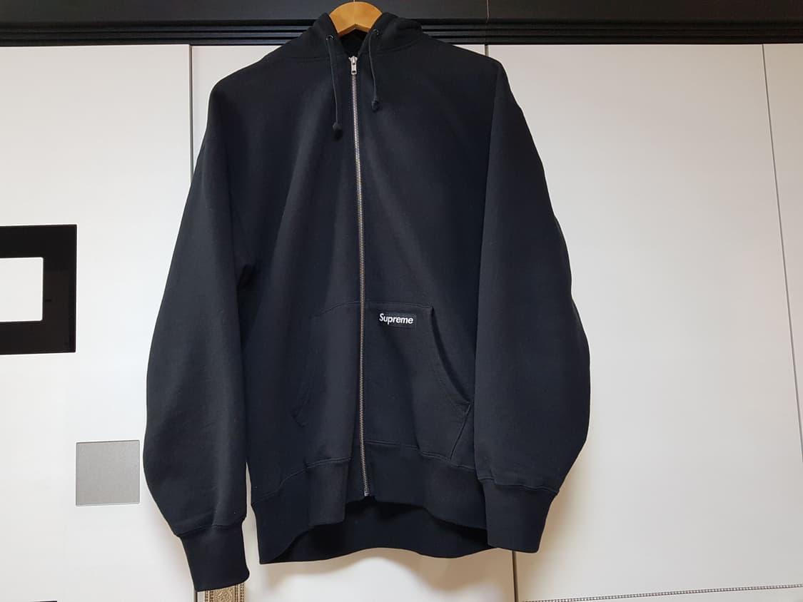 슈프림 더블 후드 페이스마스크 후드 집업 티셔츠 블랙 22FW 상품이미지2