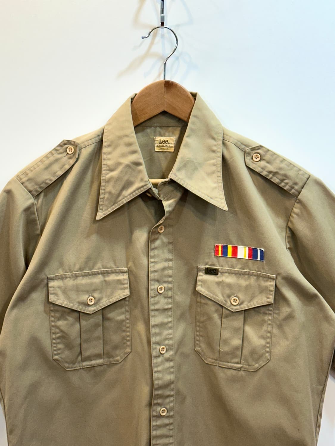 Lee 미육군 코튼 반팔 셔츠 L 상품이미지2