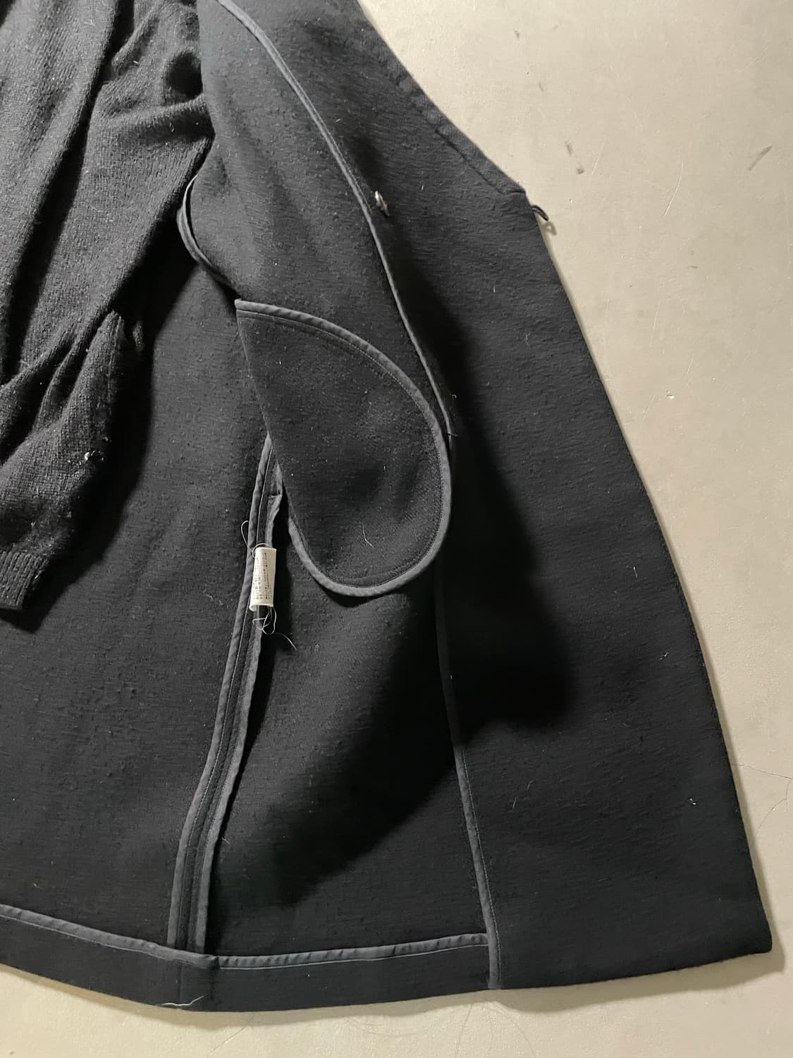 코모노리 리프로덕츠 Wool Double Over Coat 상품이미지4