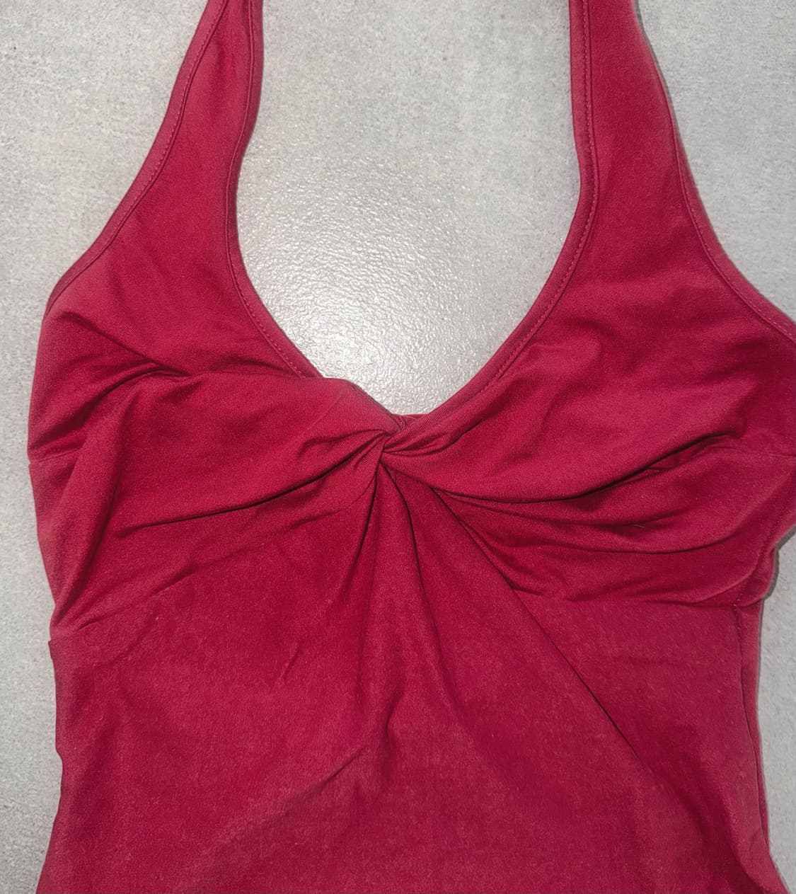 Red sleeveless top 상품이미지2