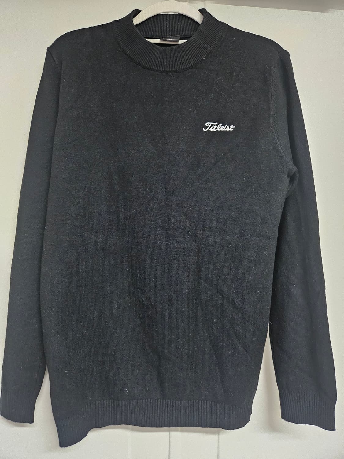 타이틀리스트 남성 골프 니트 M 블랙 상품이미지1