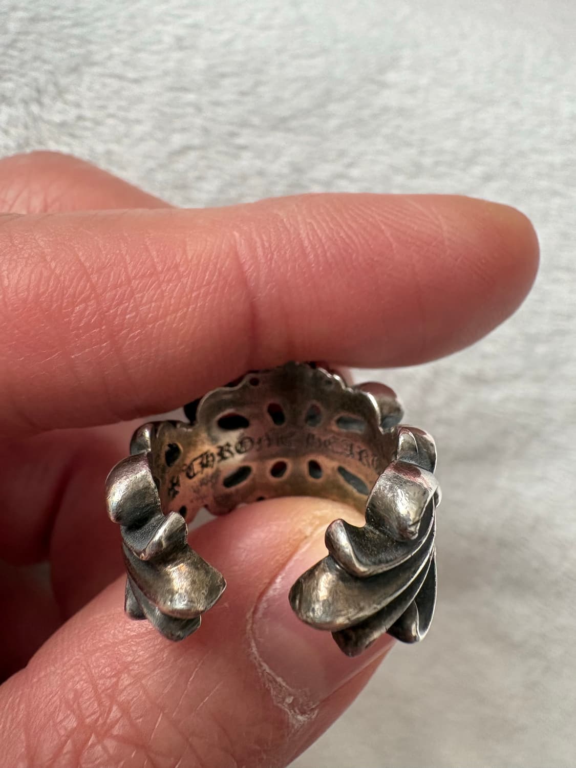 크롬하츠 더블플로랄 반지 (정품) 상품이미지3