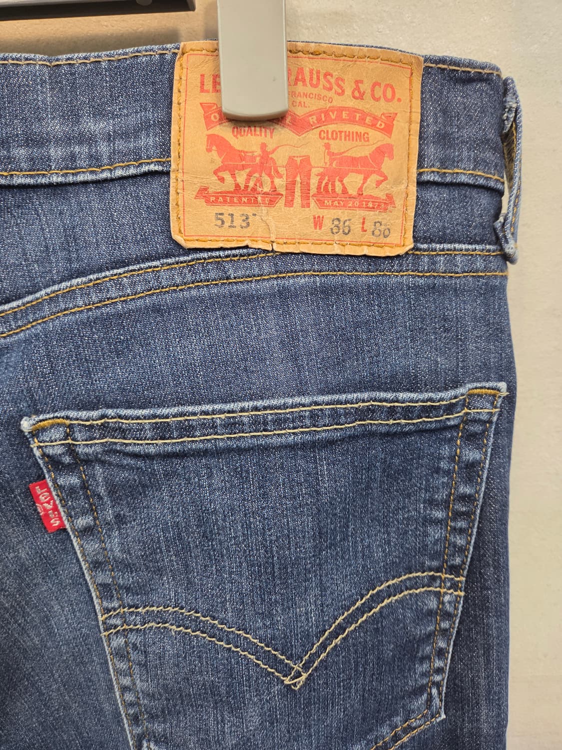 리바이스 513 데님팬츠 36 상품이미지3