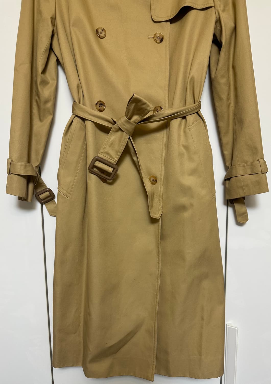 한섬시스템SYSTEM 베이지 트렌치 코트 상품이미지4