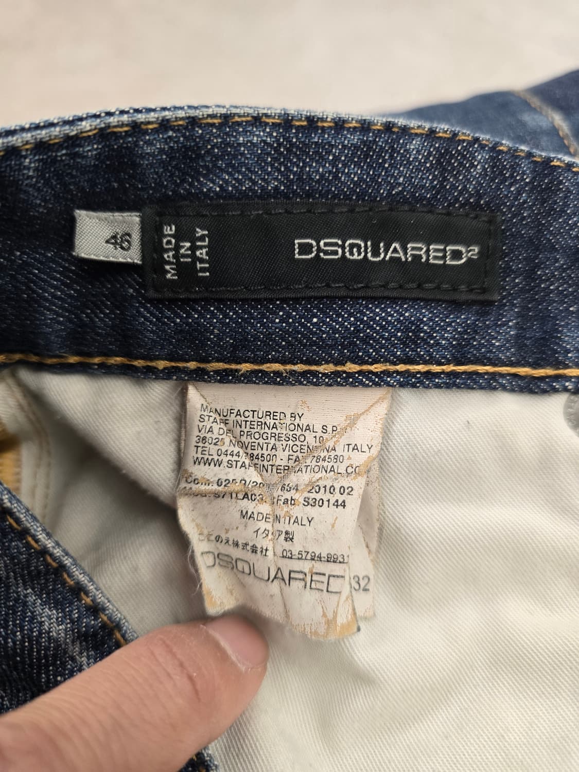 (정품) 디스퀘어드2  루키 쿨가이진 청바지.
싸이즈 32~33.     상품이미지8