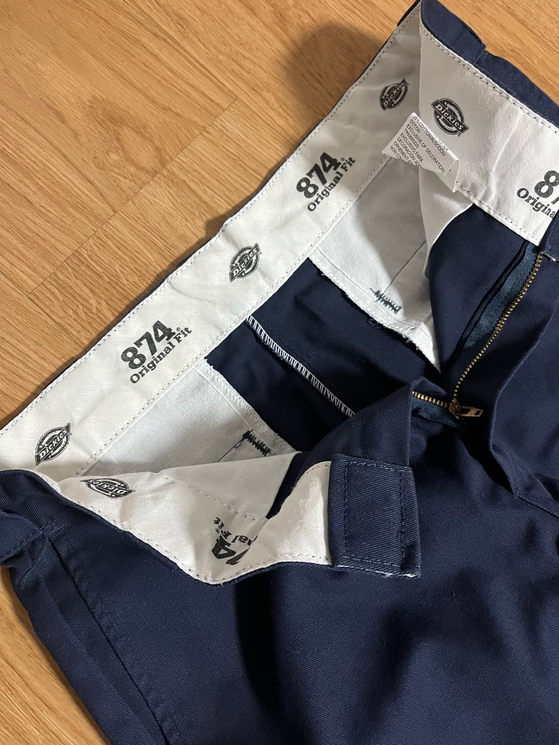 디키즈 874 네이비 33x32 치노팬츠 면바지 상품이미지3