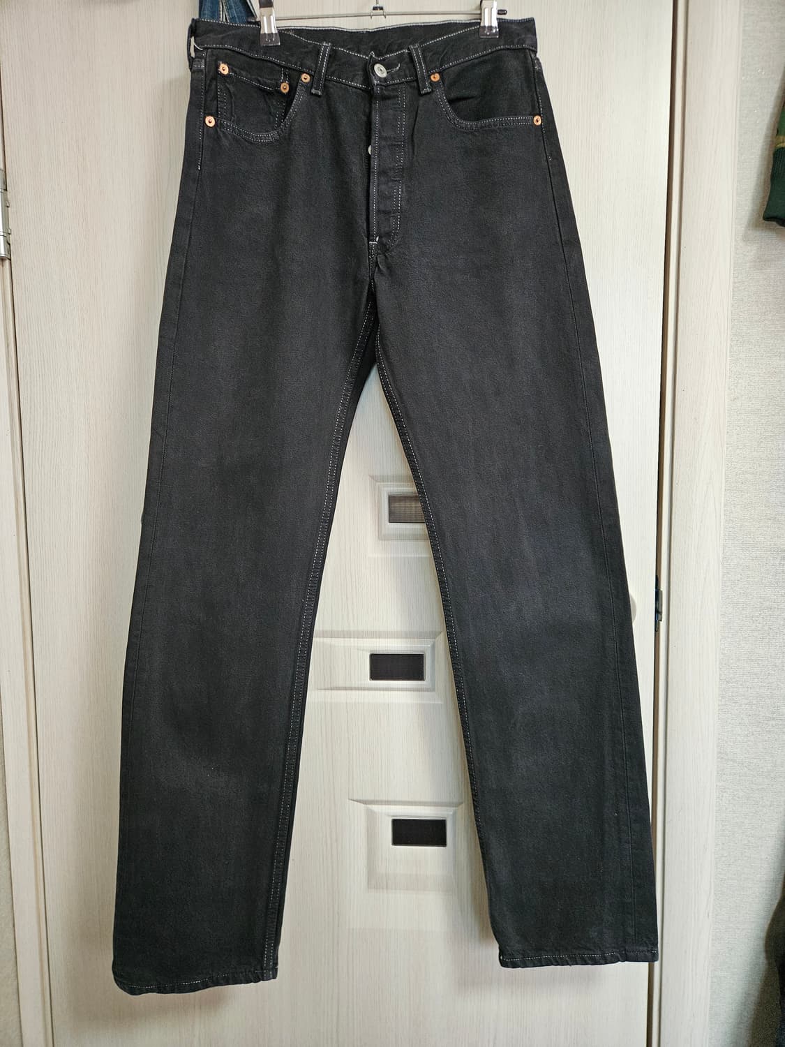 유럽 리바이스 501 블랙진 32x34 상품이미지1