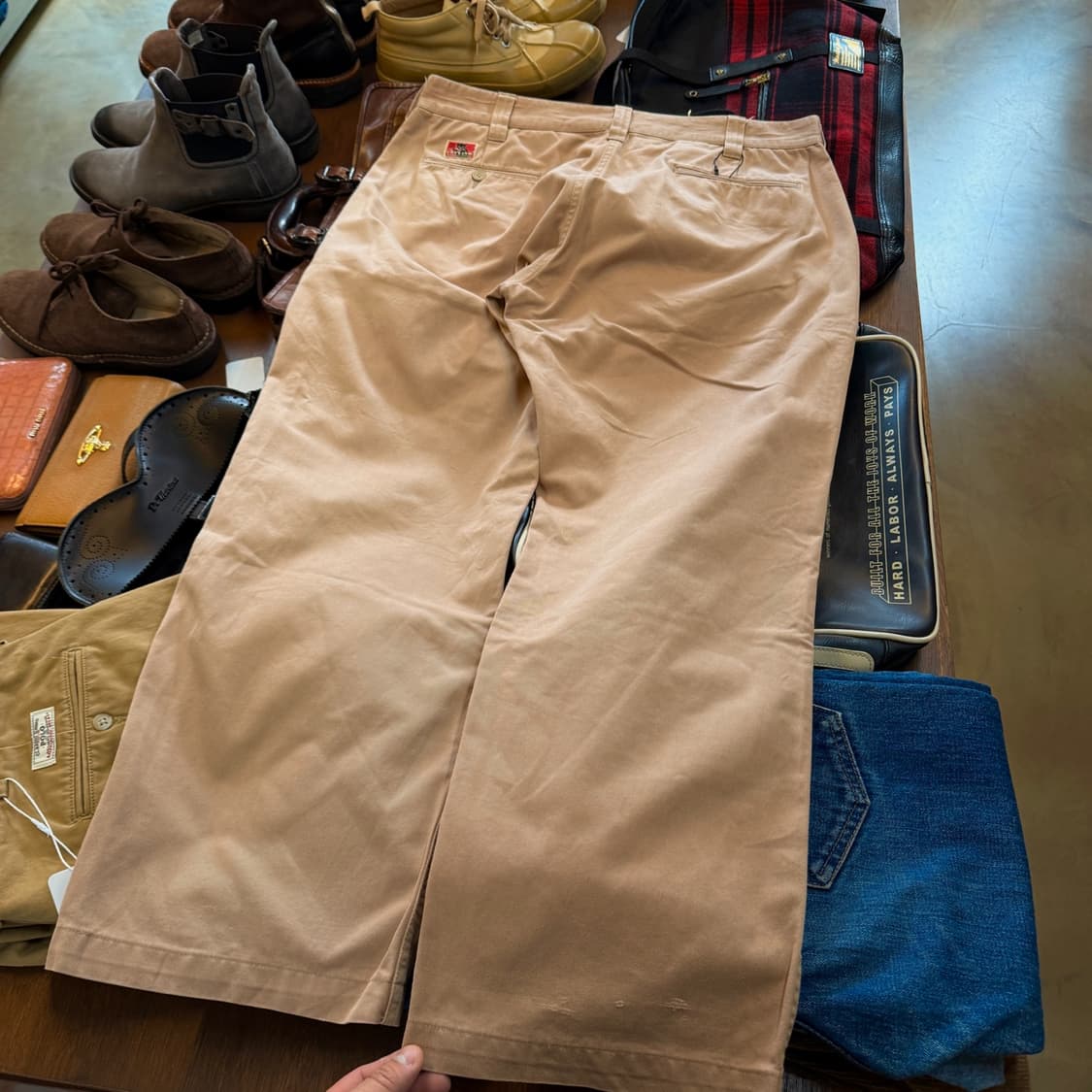 캣츠 포 BY 토요 엔터프라이즈 와이드 스트레이트 치노 팬츠 34 35 상품이미지1