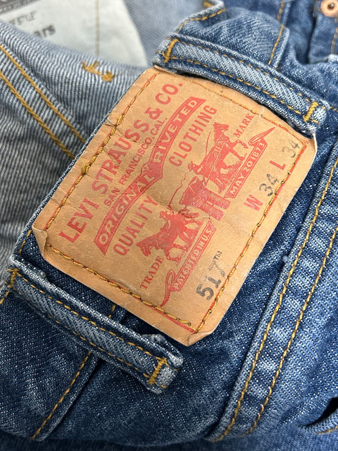 리바이스 517 부츠컷 데님팬츠 W34 L34 상품이미지5