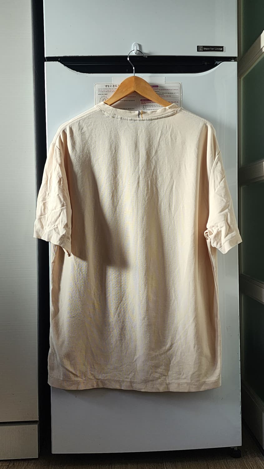 헤지스 남성 아이보리 반팔 티셔츠 105 상품이미지2