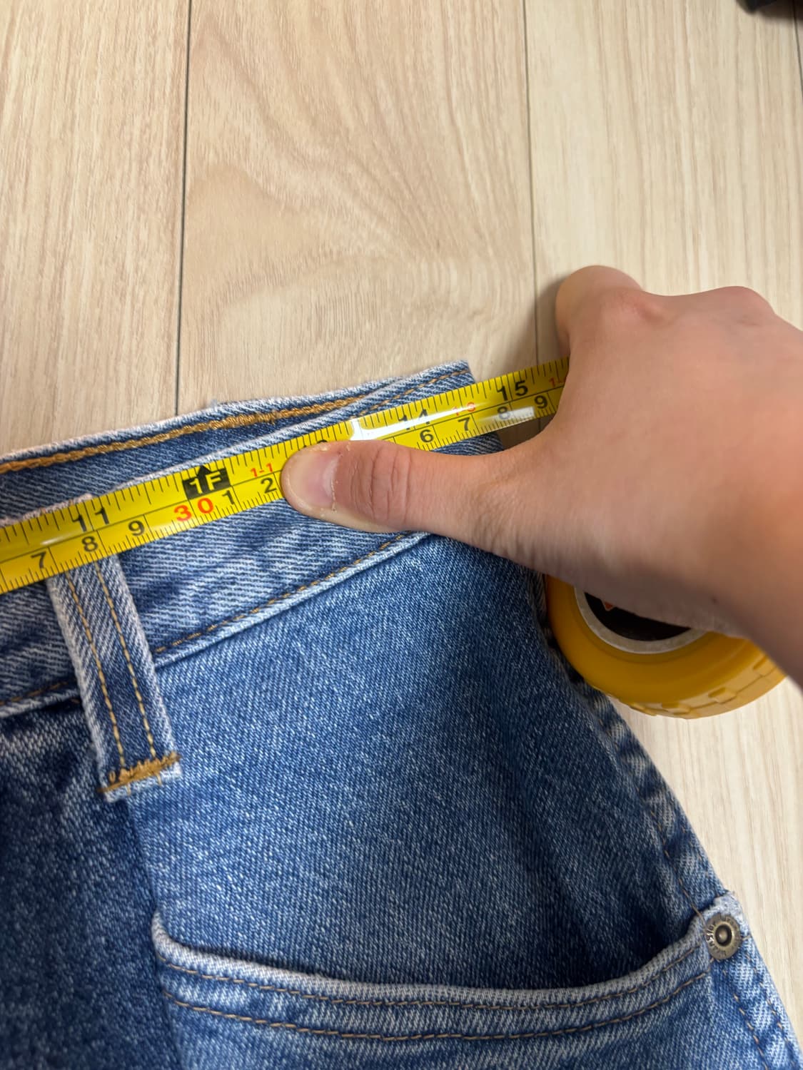 리바이스 빈티지 패치워크 커스텀 데님팬츠 상품이미지3