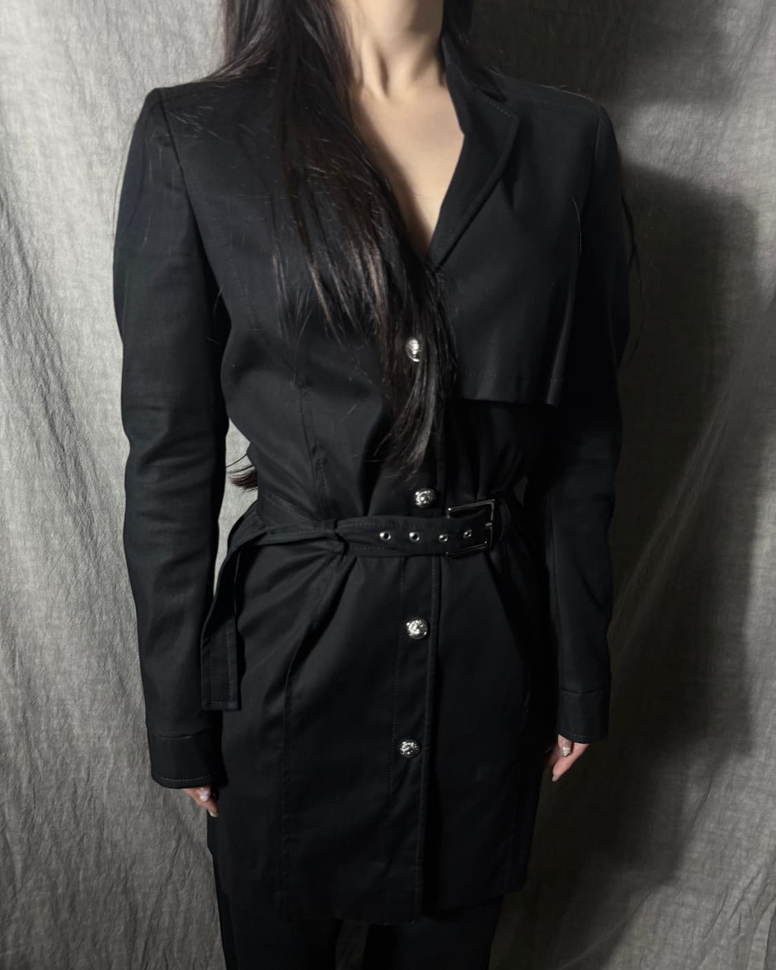Versus Versace Belted Coat 상품이미지1