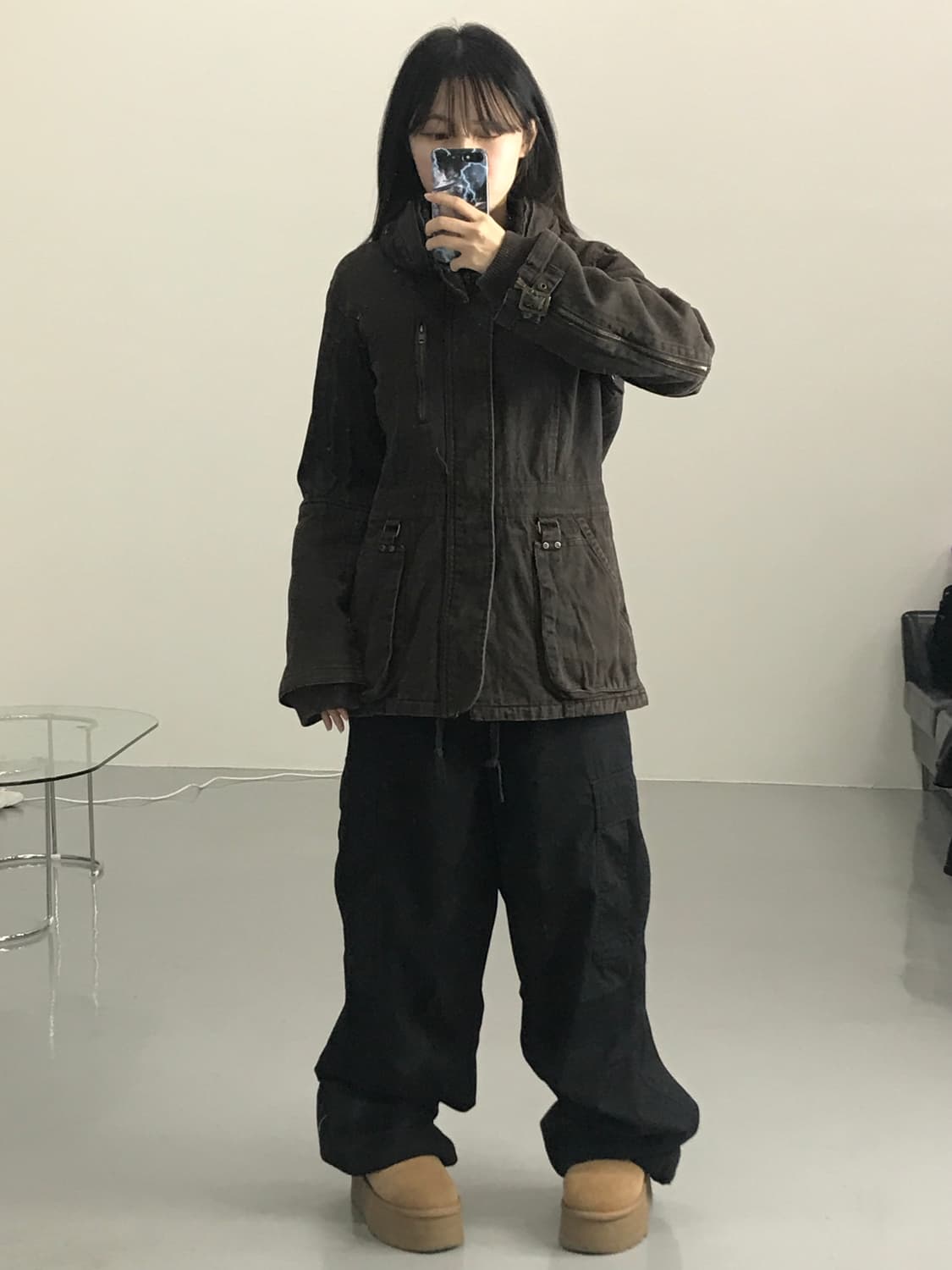 jpn 브라운 야상자켓 상품이미지2