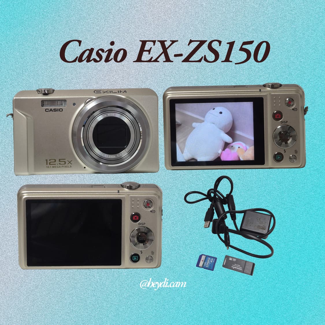 소장디카) 카시오 EX-ZS150 골드 (Casio EX-ZS150) 상품이미지2