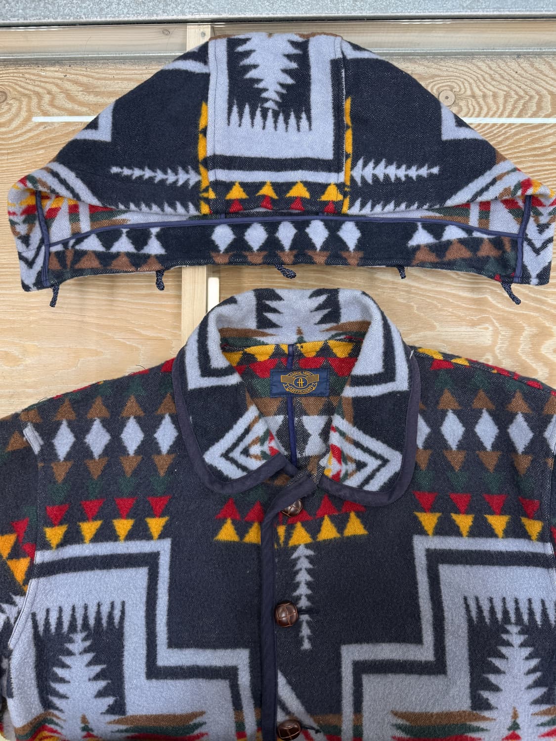 Artisanat 나바호 울 후드 자켓 상품이미지6