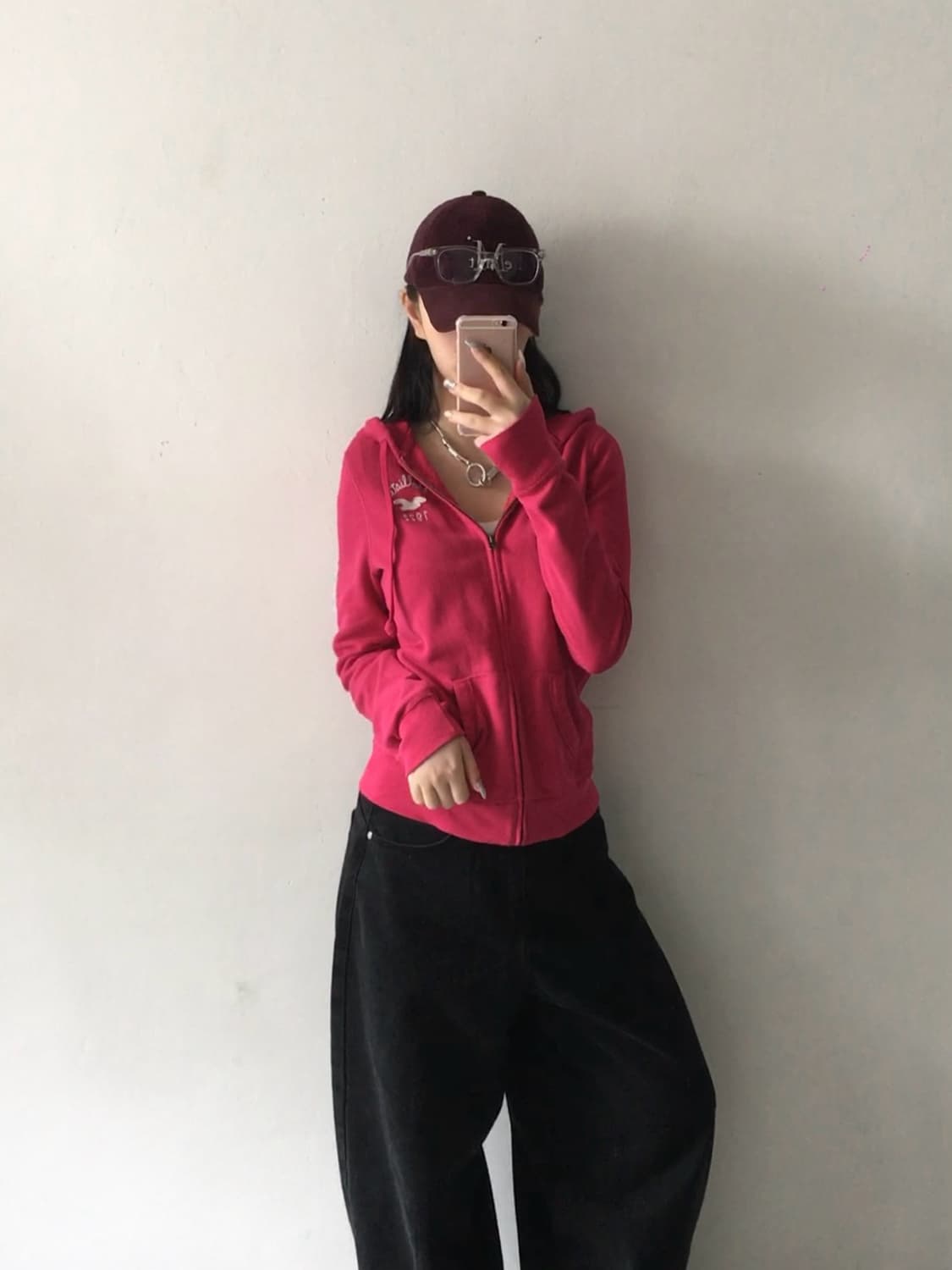 홀리스터 미니 패치로고 후드집업 상품이미지2