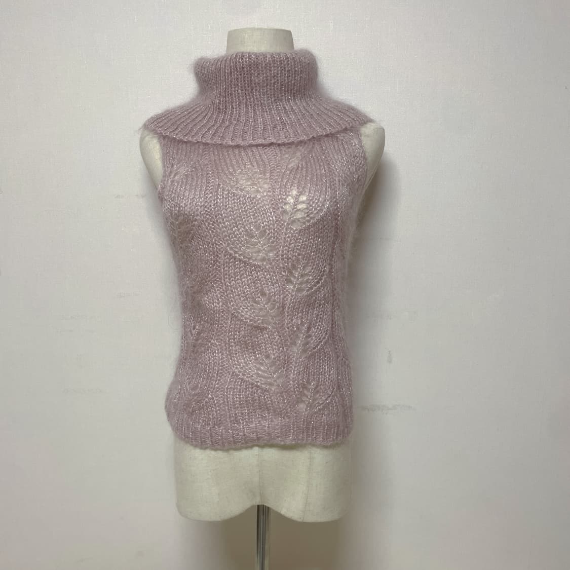 빈티지 홀터 니트 모리룩 사와코 하구미 오네갸루 히메갸루 달천깔 양산형 상품이미지1