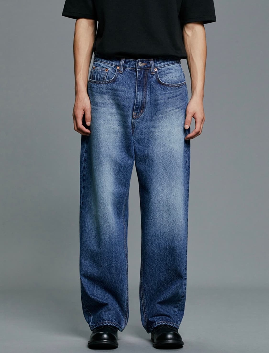 [32] 브랜디드 와이드 데님 상품이미지1