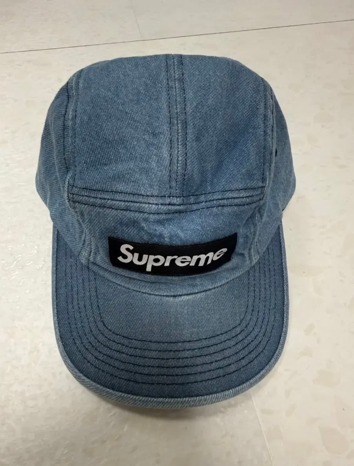 Supreme 워시드 트윌 치노 데님 캠프캡 상품이미지2