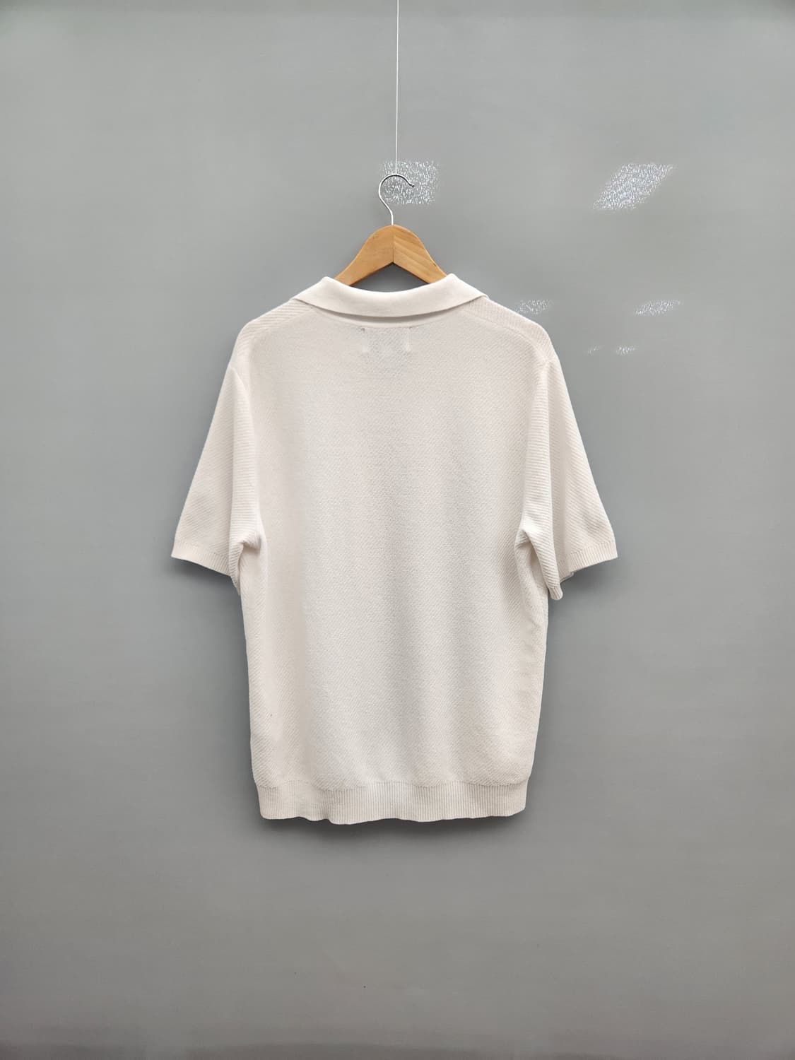 솔리드옴므 카라 반팔 니트 상품이미지5