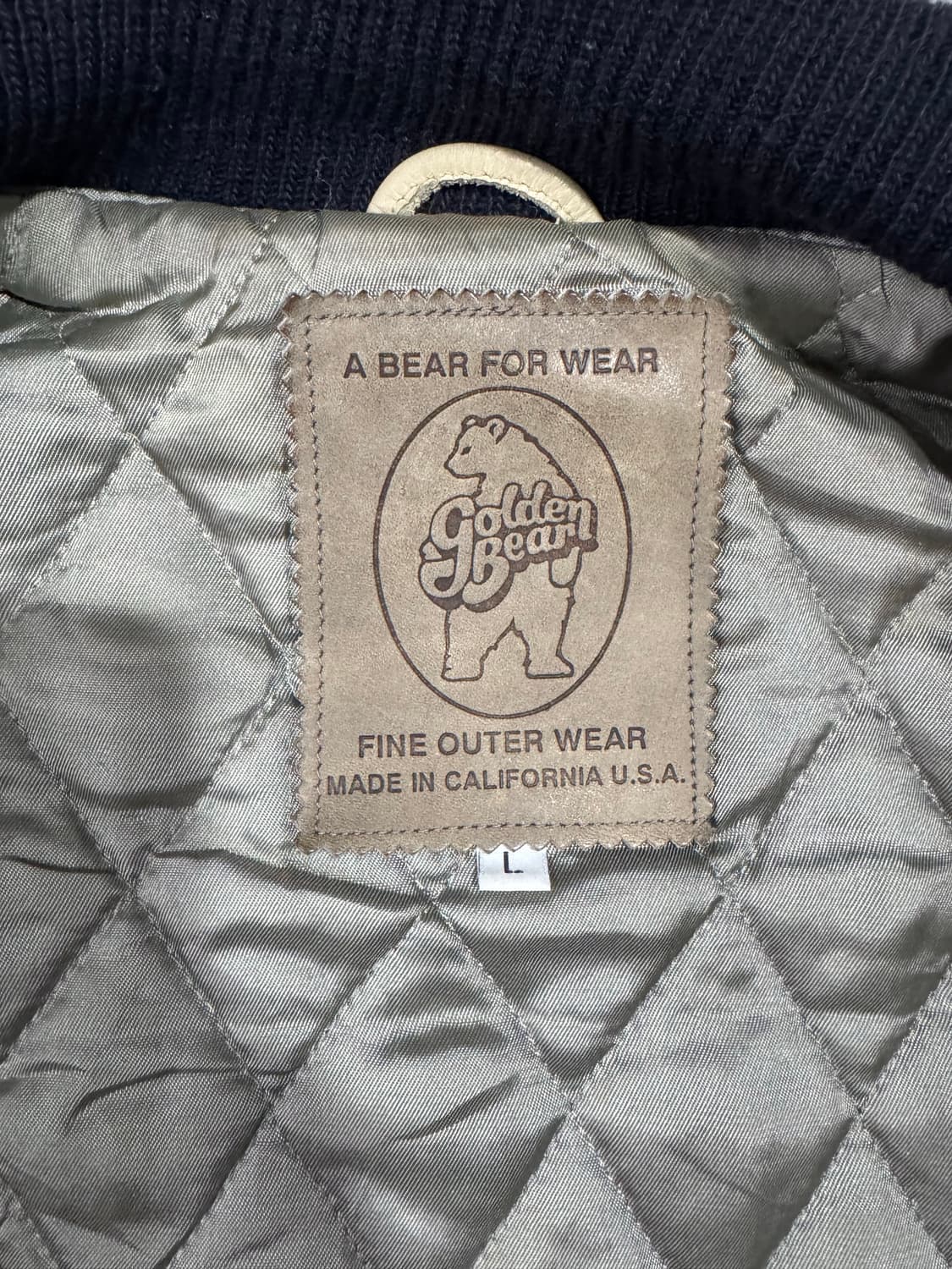 90s Golden Bear Classic Varsity Jacket 상품이미지5