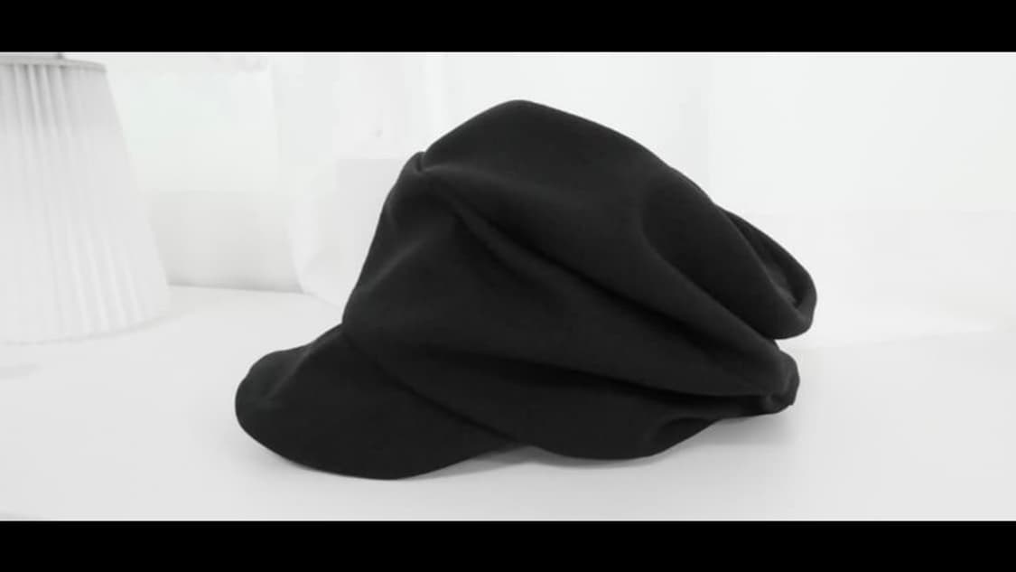 15급처) CA4LA 카시라 드레이프 캡 블랙 상품이미지4