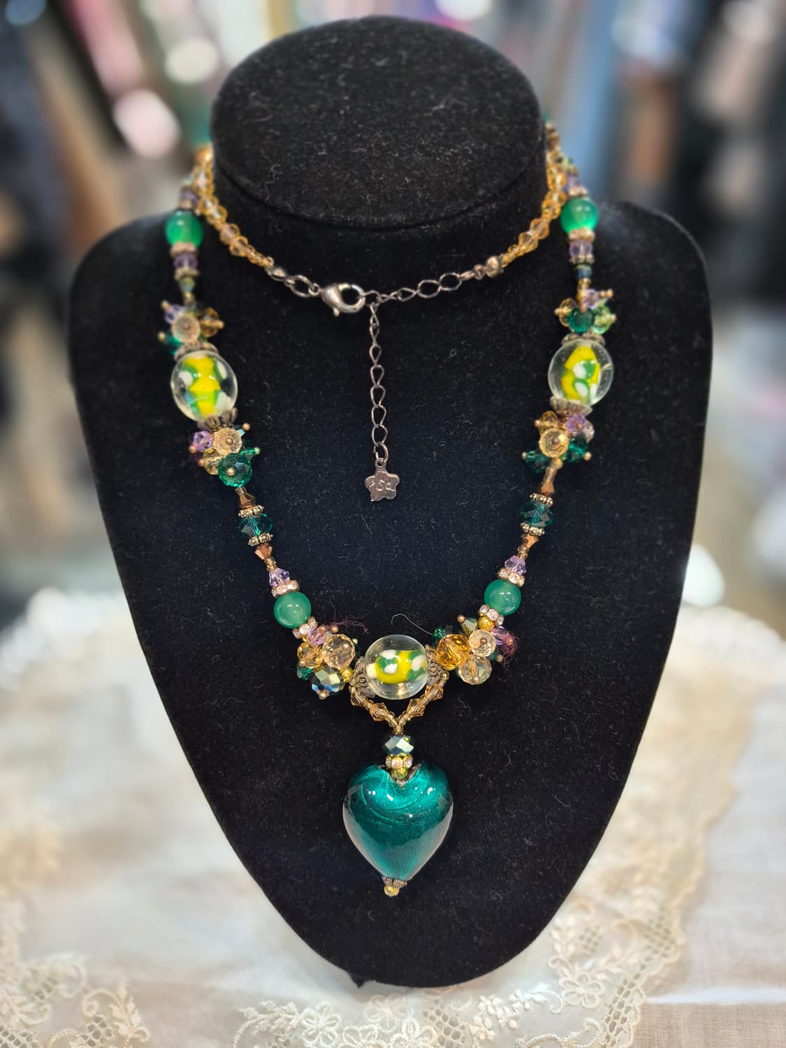 이태리 유리공예 목걸이 상품이미지1