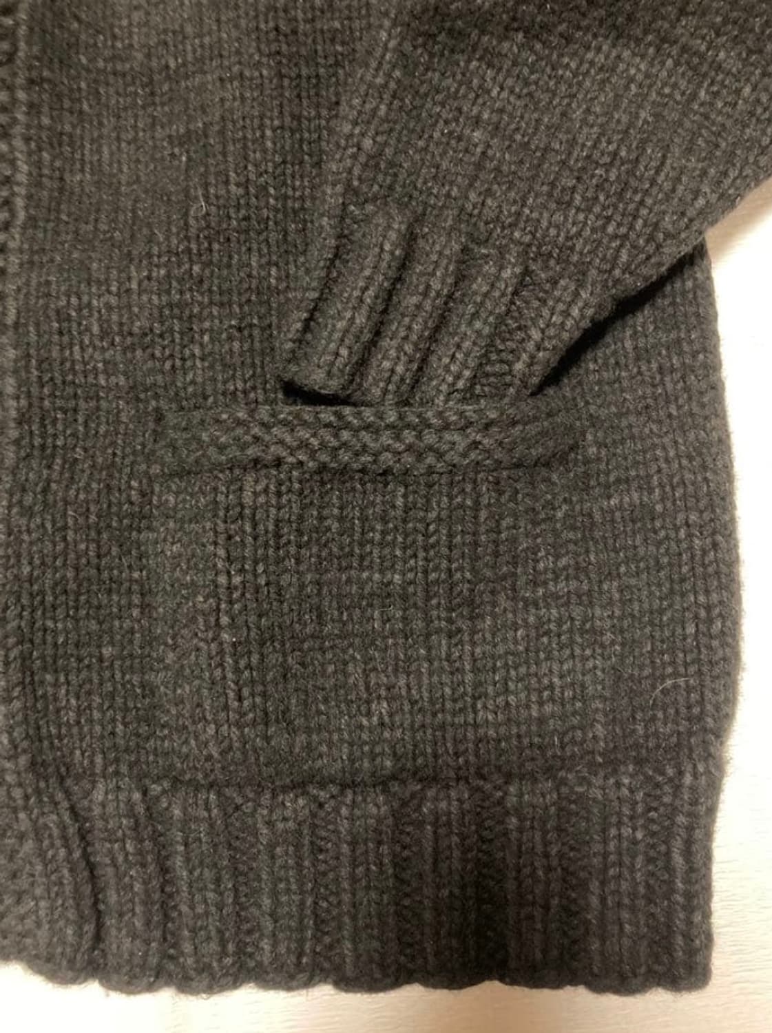 슬로프슬로우 핸드니팅 코위챤 스웨터 블랙 상품이미지7