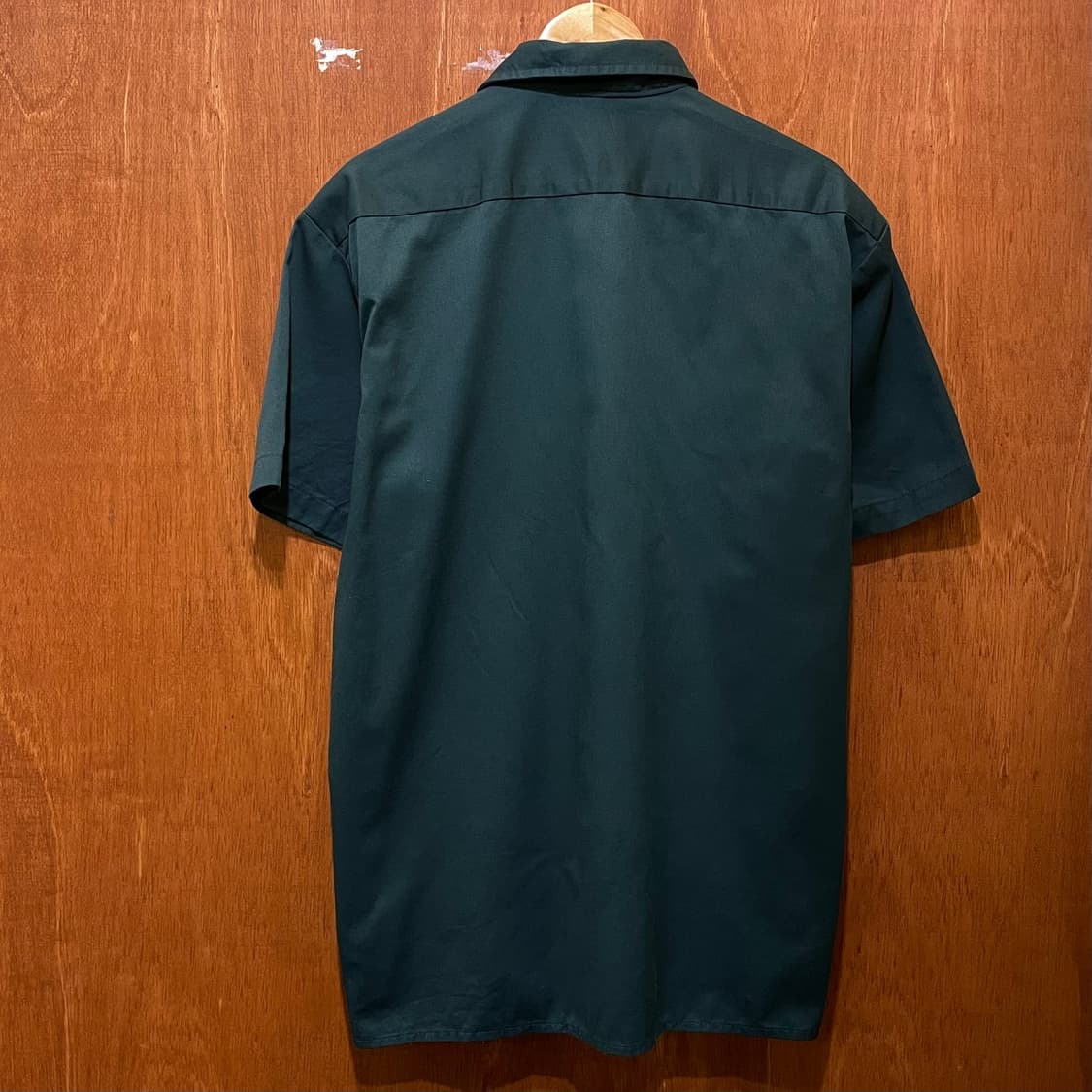 (M) Dickies 디키즈 반팔 워크 셔츠 그린 상품이미지2