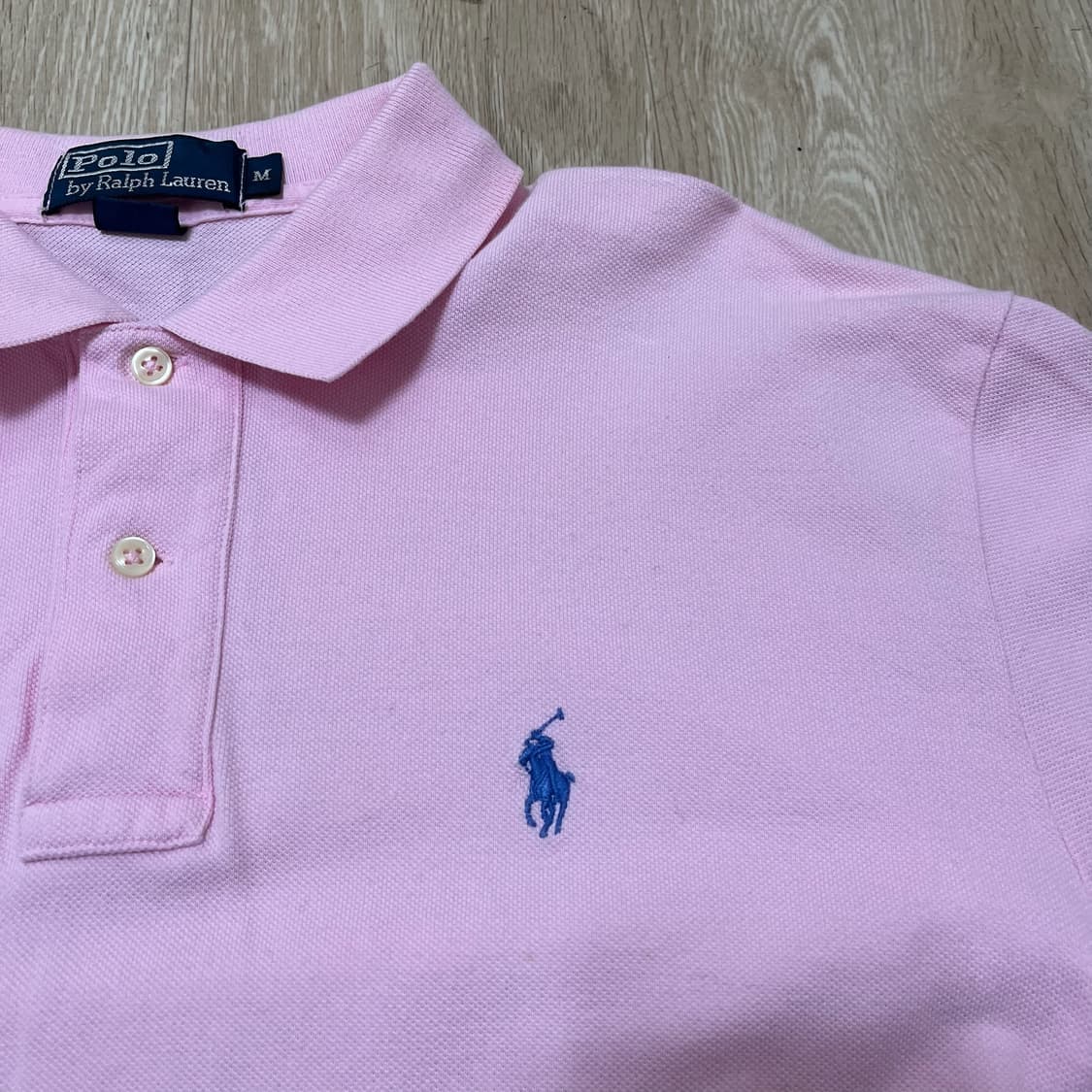 폴로 랄프로렌 여성 스몰포니 PK 반팔 카라티 [핑크] M/95 상품이미지4