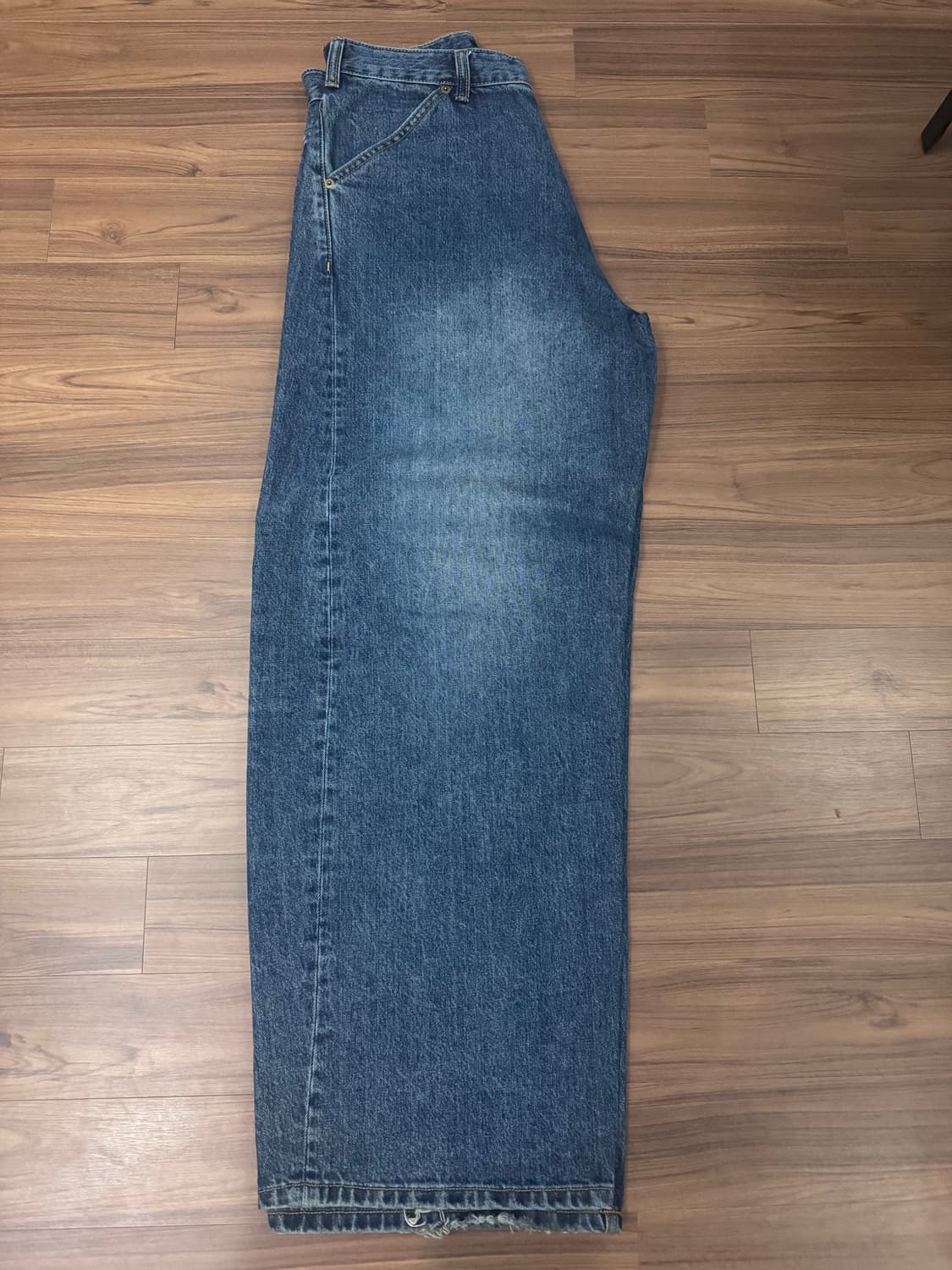 해칭룸 와이드 커브진 3사이즈 상품이미지1