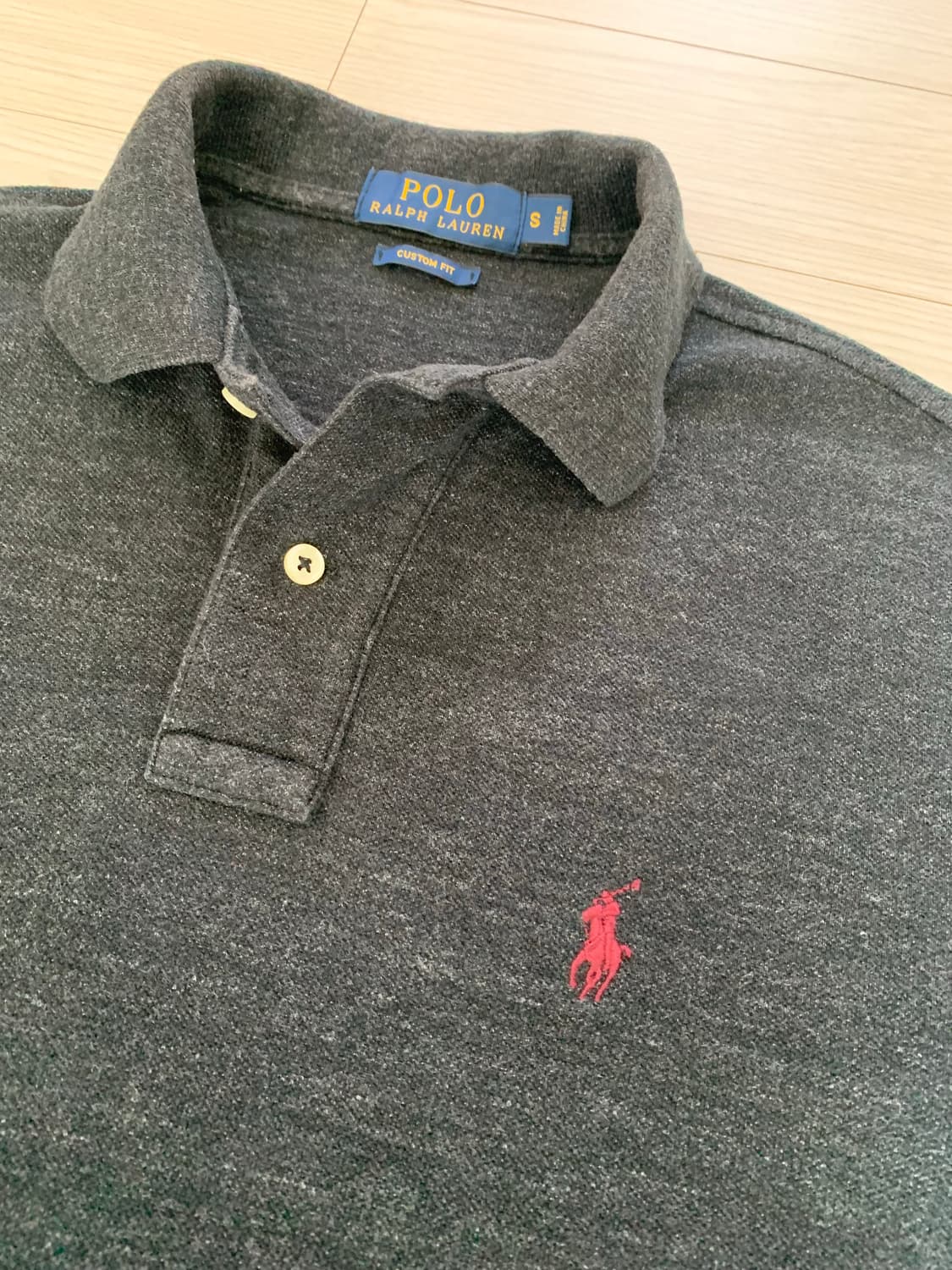 폴로 랄프로렌 차콜 반팔 카라티 상품이미지2