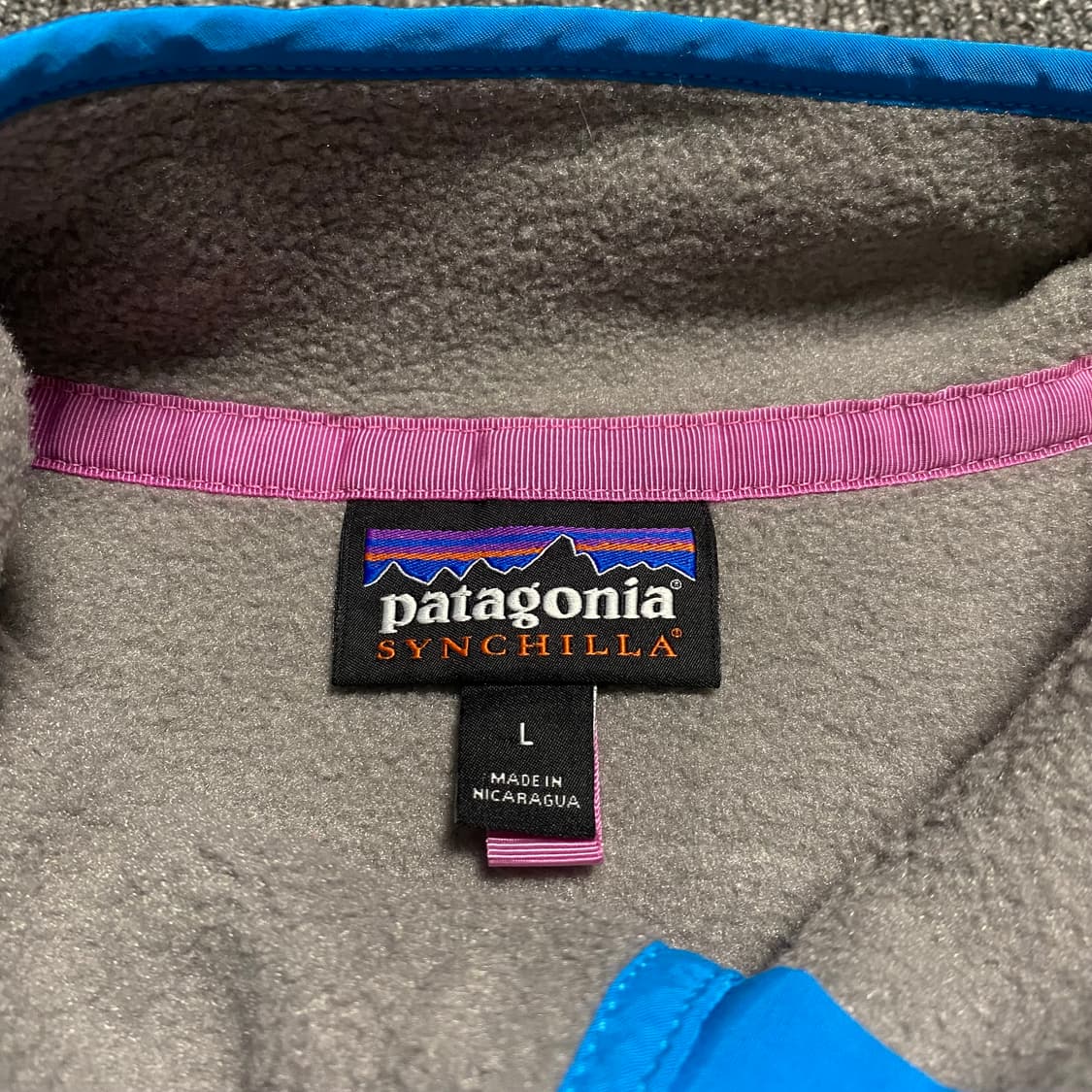 🌊Patagonia Synchilla gray/blue 상품이미지6