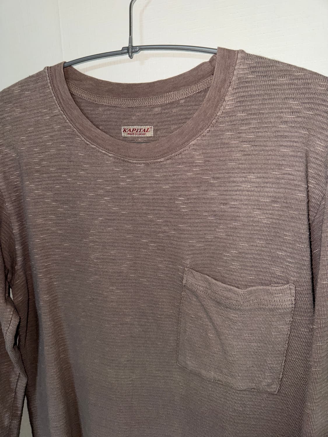 캐피탈 아뮤즈 포켓 롱슬리브 티셔츠 상품이미지3