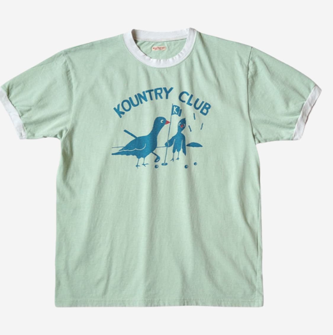 캐피탈 20 텐지쿠 링거 티셔츠 컨트리 클럽 Pt민트 상품이미지1