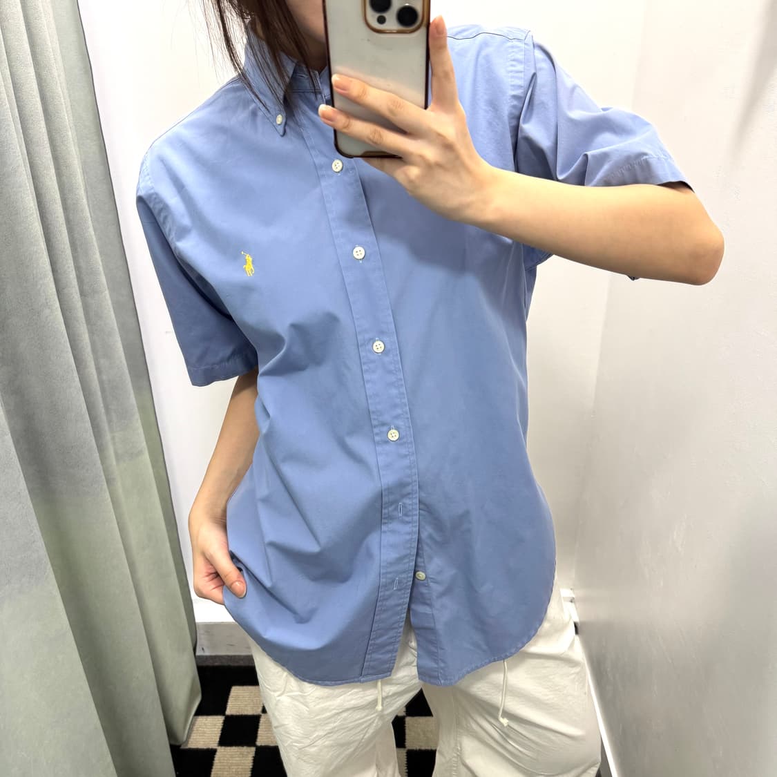 랄프로렌 블루 클래식핏 반팔셔츠 상품이미지2