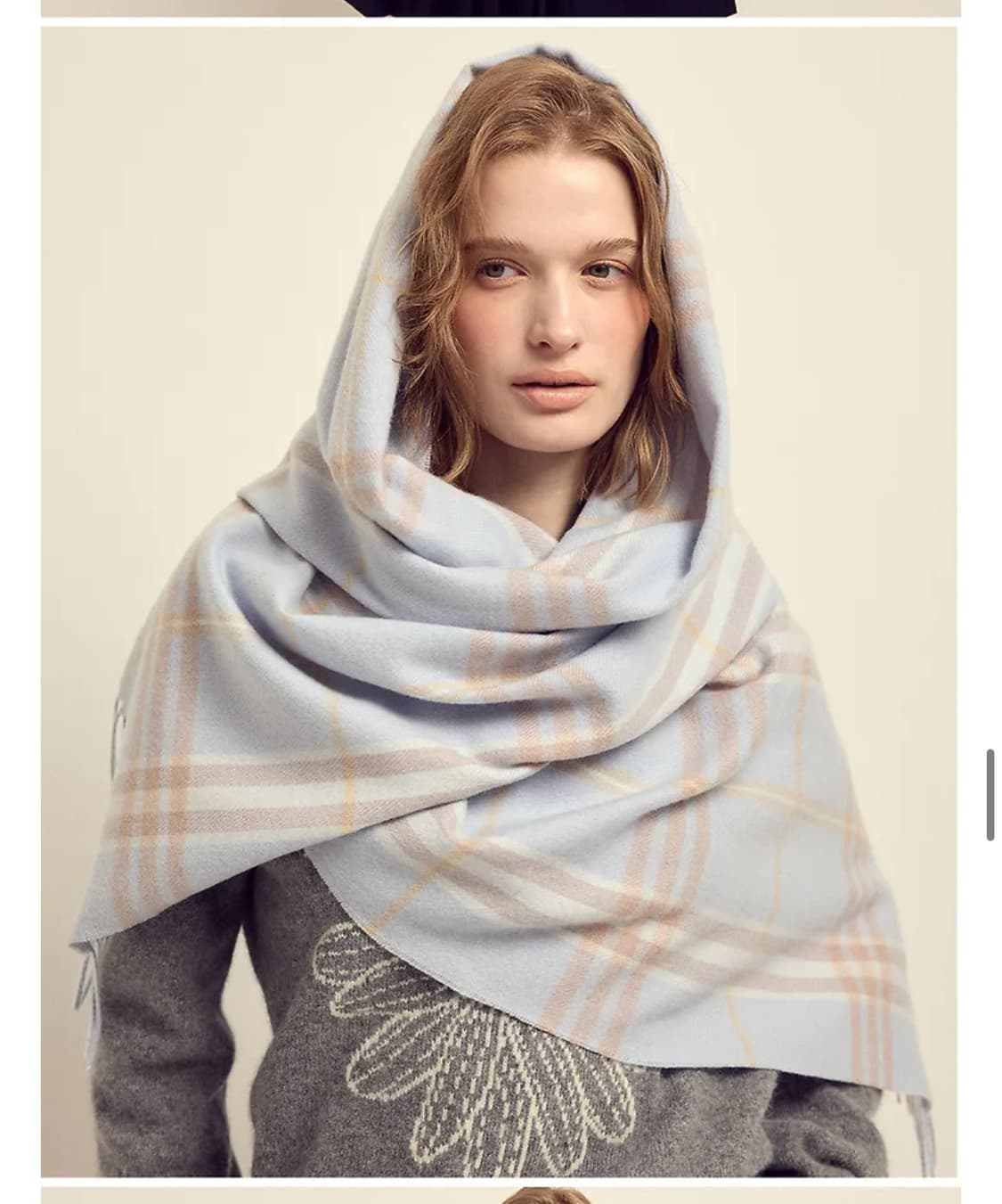 마르디 메크르디 머플러(blue)  상품이미지1