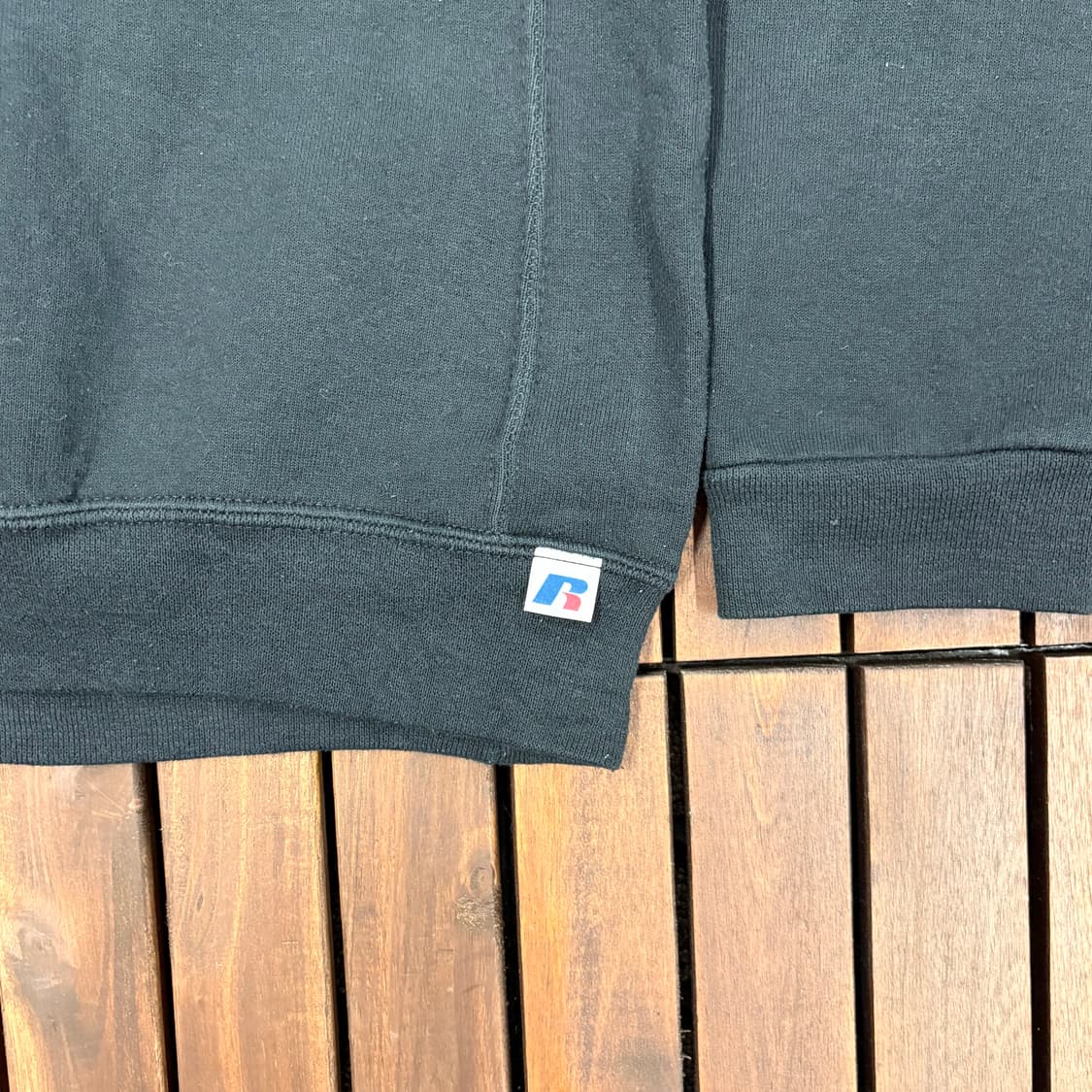 (M) 러셀 프린팅 오버핏 기모 맨투맨 상품이미지5